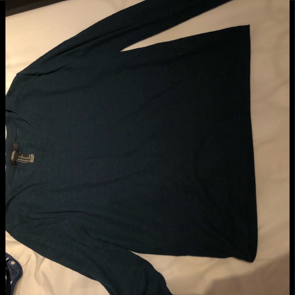 Ribbed long sleeve